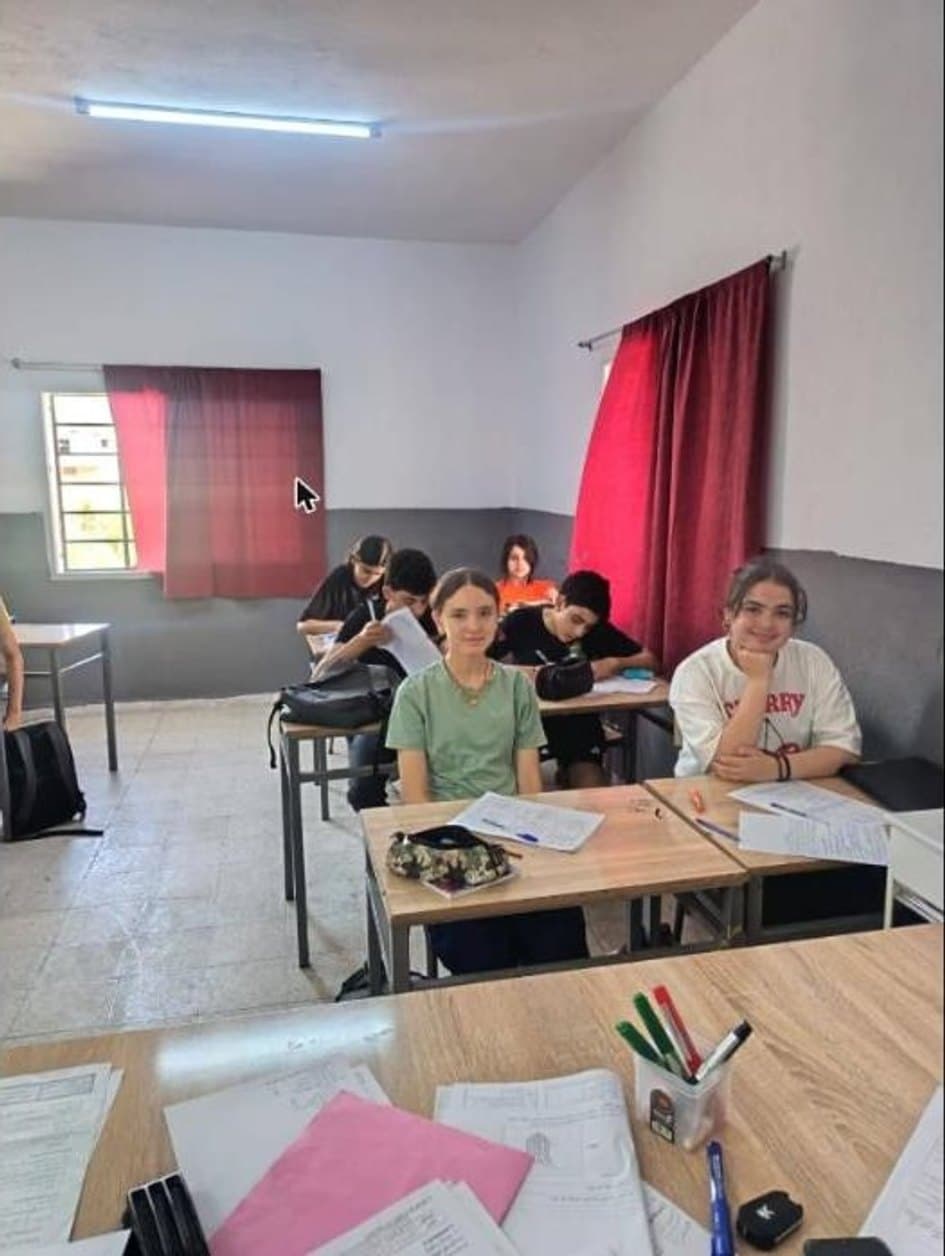 En classe de 8ème